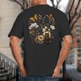 Tortie Cat Owner Flowers Tortie Cat Mom Tortie Cat Dad Big And Tall Men's T-Shirt Back Print Tortie Cat Owner Flowers Tortie Cat Mom Tortie Cat Dad Big And Tall Men's T-Shirt Back Print