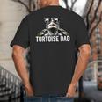 Tortoise Dad Tortoise With Sunglasses Vintage Tortoise Dad Big And Tall Men's T-Shirt Back Print