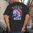 Transformers Father's Day Optimus Prime Heroic Dad Vintage Big And Tall Men's T-Shirt Back Print