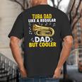 Tuba Player Men Dad Grandpa Marching Band Brass Tubist Big And Tall Men's T-Shirt Back Print