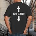 Two Seater Shirt For Men 2 Seater Dad Big And Tall Men's T-Shirt Back Print