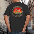 I Have Two Titles Dad & Grandpa I Rock Them Both For Grandpa Big And Tall Men's T-Shirt Back Print