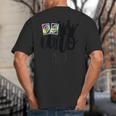 Uno 1st Birthday Dad Big And Tall Men's T-Shirt Back Print