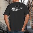 Vintage 73-87 Mini C10 Truck Slammed Graphic Dad Gag Father Big And Tall Men's T-Shirt Back Print
