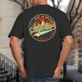 Vintage Awesome Single Dad Retro Fathers Day For Dad Grandpa Big And Tall Men's T-Shirt Back Print Vintage Awesome Single Dad Retro Fathers Day For Dad Grandpa Big And Tall Men's T-Shirt Back Print