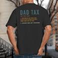 Vintage Dad Tax Definition Men Father's Day Big And Tall Men's T-Shirt Back Print