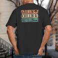 Vintage Grill Dad Grilling Chilling Refilling Big And Tall Men's T-Shirt Back Print
