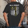 Vintage I'm A Proud Army Dad With American Flag Big And Tall Men's T-Shirt Back Print Vintage I'm A Proud Army Dad With American Flag Big And Tall Men's T-Shirt Back Print
