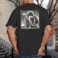 Vintage Poodle Selfie With UFO Alien Photobooth Dog Mom Dad Big And Tall Men's T-Shirt Back Print