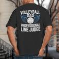 Volleyball Dad Professional Line Judge Volleyball Father Big And Tall Men's T-Shirt Back Print Volleyball Dad Professional Line Judge Volleyball Father Big And Tall Men's T-Shirt Back Print
