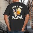 Voy Hacer Papa Ser Papa Voy A Ser Papa Dad To Be In Spanish Big And Tall Men's T-Shirt Back Print Voy Hacer Papa Ser Papa Voy A Ser Papa Dad To Be In Spanish Big And Tall Men's T-Shirt Back Print
