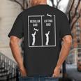 Weightlifting Workout Fitness Father Gym I Lifting Dad Big And Tall Men's T-Shirt Back Print