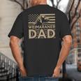 Weimaraners Lover & Weimaraner Shirts Weimaraner Dad -Adults -Kids - Small Short Sleeve V-Neck Polyester Casual Humorous Lover All Seasons Big And Tall Men's T-Shirt Back Print
