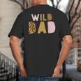 Wild Wild Dad Two Wild Birthday Outfit Zoo Birthday Animal Big And Tall Men's T-Shirt Back Print Wild Wild Dad Two Wild Birthday Outfit Zoo Birthday Animal Big And Tall Men's T-Shirt Back Print