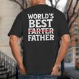 World's Best Father Farter Dad Daddy Papa Joke Big And Tall Men's T-Shirt Back Print