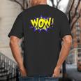 WowShirt WOW Dad Mom Men Women Boys Girls Tee Big And Tall Men's T-Shirt Back Print