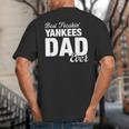 Yankees North Best Freakin' Dad Ever HS Big And Tall Men's T-Shirt Back Print