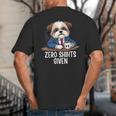 Zero Shihts Given Shih Tzu Dad Shih Tzu Mom Shih Tzu Big And Tall Men's T-Shirt Back Print