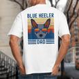 Australian Cattle Dog Blue Heeler Dad Big And Tall Men's T-Shirt Back Print Australian Cattle Dog Blue Heeler Dad Big And Tall Men's T-Shirt Back Print