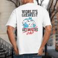 Batman Greatest Dad Big And Tall Men's T-Shirt Back Print