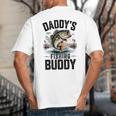 Boy Daddy Fishing Buddy Matching Fishing Bass Fishing Big And Tall Men's T-Shirt Back Print