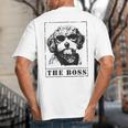 The Cavapoo Boss Mom Dad Dog Lover Big And Tall Men's T-Shirt Back Print