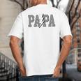 Checkered Papa Lightning Bolt Fathers Day Dad Grandpa Big And Tall Men's T-Shirt Back Print Checkered Papa Lightning Bolt Fathers Day Dad Grandpa Big And Tall Men's T-Shirt Back Print