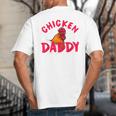 Chicken Dad Rooster Daddy Farmer Big And Tall Men's T-Shirt Back Print