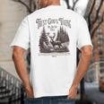 Christian Jesus Bible Verse Deer Elk Buck Hunting Dad Hunter Big And Tall Men's T-Shirt Back Print