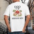 Dad Of The Birthday For Boy Barnyard Farm Animals Party Big And Tall Men's T-Shirt Back Print