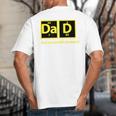 Dad Periodic Table Of Elements Big And Tall Men's T-Shirt Back Print