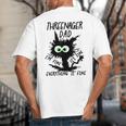 Dad Threenager Dad Daddy Of A Threenager Big And Tall Men's T-Shirt Back Print