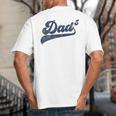 Dad5 Daddy Of 5 Kids Father Of Five Fifth Time Dad Big And Tall Men's T-Shirt Back Print