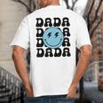 Dada One Happy Dude 1st Birthday Family Matching Big And Tall Men's T-Shirt Back Print
