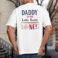 Daddy Dad First Birthday Little Rookie Baseball The Big One Big And Tall Men's T-Shirt Back Print Daddy Dad First Birthday Little Rookie Baseball The Big One Big And Tall Men's T-Shirt Back Print