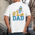 Disney Donald Duck Number One Dad Sunglasses Father's Day Big And Tall Men's T-Shirt Back Print