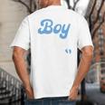 Expecting Dad Of Boy Est 2026 Father's Day Son-Dad To Be Men Big And Tall Men's T-Shirt Back Print Expecting Dad Of Boy Est 2026 Father's Day Son-Dad To Be Men Big And Tall Men's T-Shirt Back Print