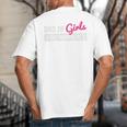 Father's Day Dad From Girl Outnumbered Big And Tall Men's T-Shirt Back Print