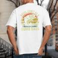 Fishing Father Day Tee Bruh Don't Be a Dumb Bass Dad Big And Tall Men's T-Shirt Back Print