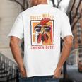 Guess What Chicken Butt DadSiblingsFriends Humor Small Big And Tall Men's T-Shirt Back Print