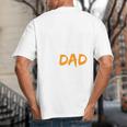 Gymnastics Dad For Gymnastic Father Parents Big And Tall Men's T-Shirt Back Print