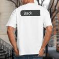 Just A Regular Dad Trying Not To Raise Liberals On Back Big And Tall Men's T-Shirt Back Print