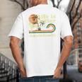 Life Better Aussiedoodle Vintage Dog Mom Dad Big And Tall Men's T-Shirt Back Print