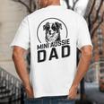 Mini Aussie Dad Dog Owner For Men Dad Christmas Big And Tall Men's T-Shirt Back Print