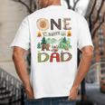 One Happy Dad Camper 1st Birthday Boy Camping Bear Big And Tall Men's T-Shirt Back Print