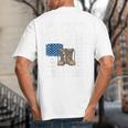 RED Friday For My Dad Military Veteran Deployed Big And Tall Men's T-Shirt Back Print RED Friday For My Dad Military Veteran Deployed Big And Tall Men's T-Shirt Back Print