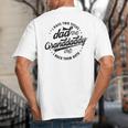 Saying Grandpa I Have Two Titles Dad & Granddaddy Big And Tall Men's T-Shirt Back Print