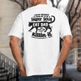 Sexy Cat Dad Father Catfather Kitten Kitty Big And Tall Men's T-Shirt Back Print