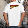 Super Dad Superdad Superhero Dad Big And Tall Men's T-Shirt Back Print