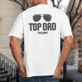 Top Gun Top Dad Big And Tall Men's T-Shirt Back Print